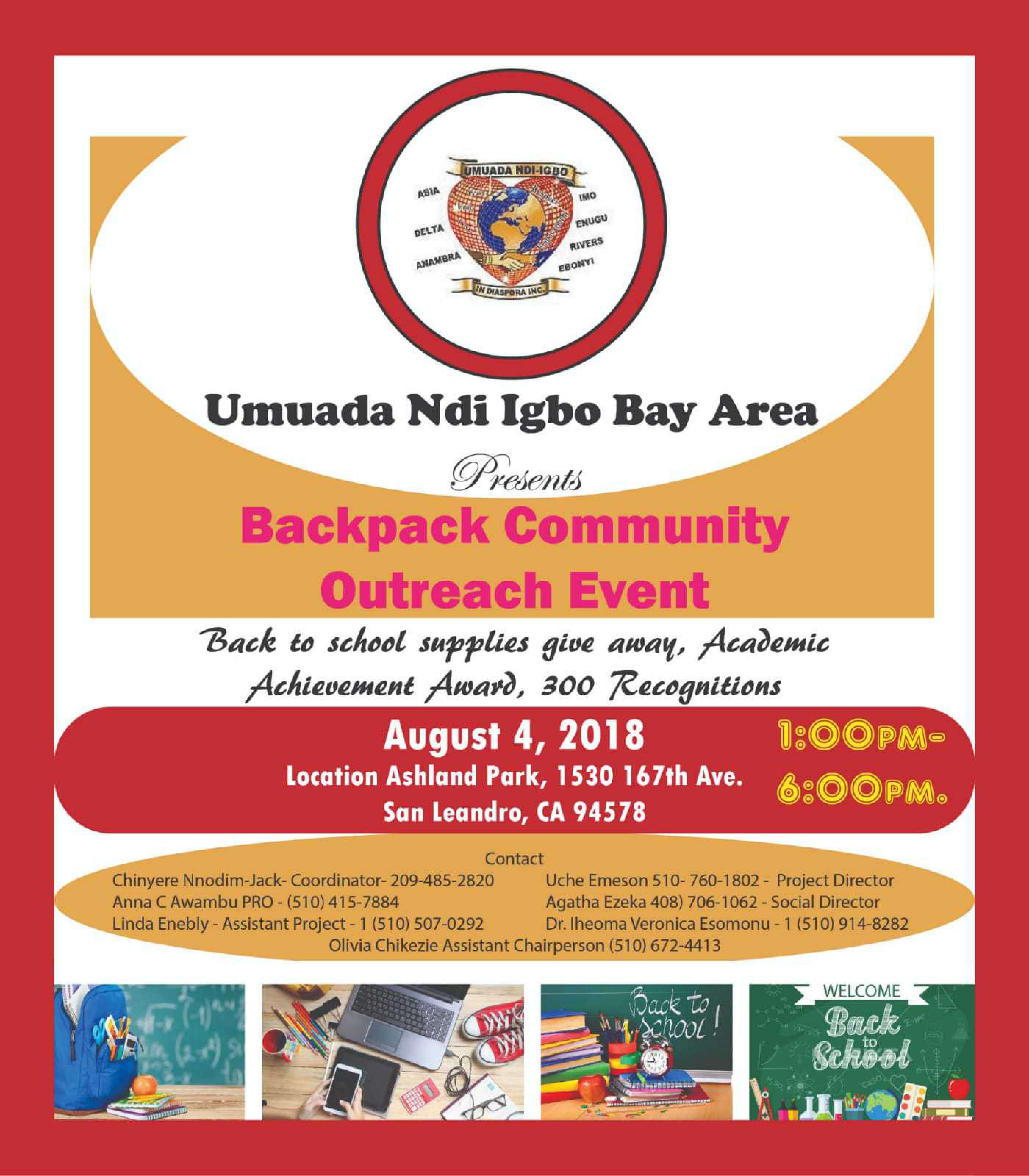 Backpack Community Outreach Event